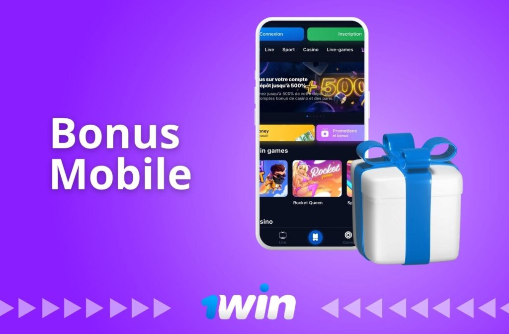 Offres de bonus sur l’application mobile 1Win Bénin