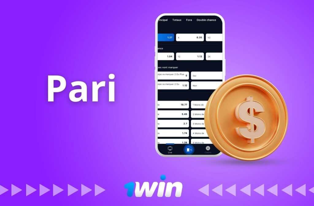 Comment effectuer des paris via l’application mobile 1Win Bénin ?