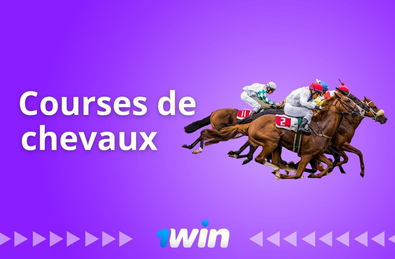 Misez sur les courses de chevaux via 1Win Bénin