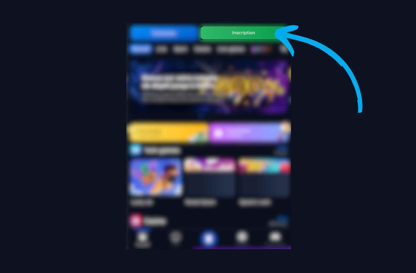 Ouvrez l'application 1win Bénin