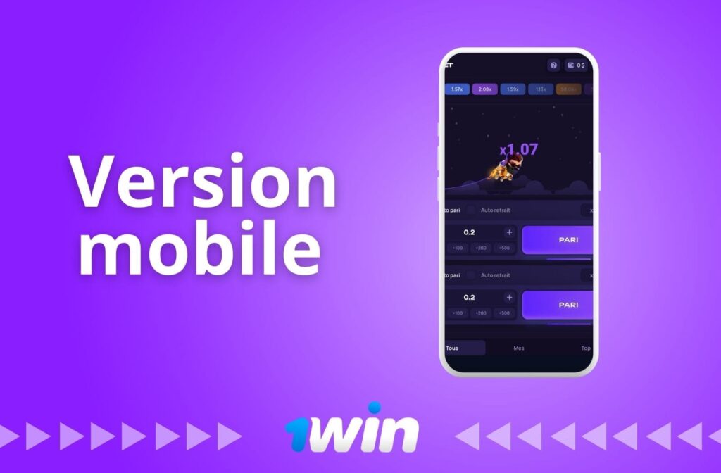 Analyse de la version mobile de l'application LuckyJet de 1win au Bénin